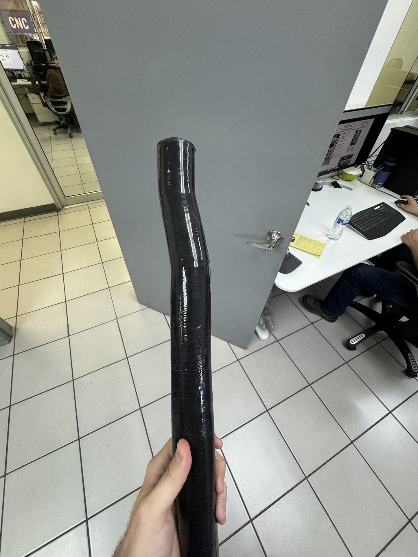 Fabric reinforced silicone drain tube/hose