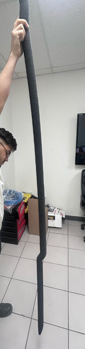 Fabric reinforced silicone drain tube/hose