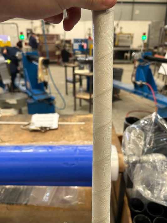 Silicone + Fiberglass Tubing in UL Certified Couplings